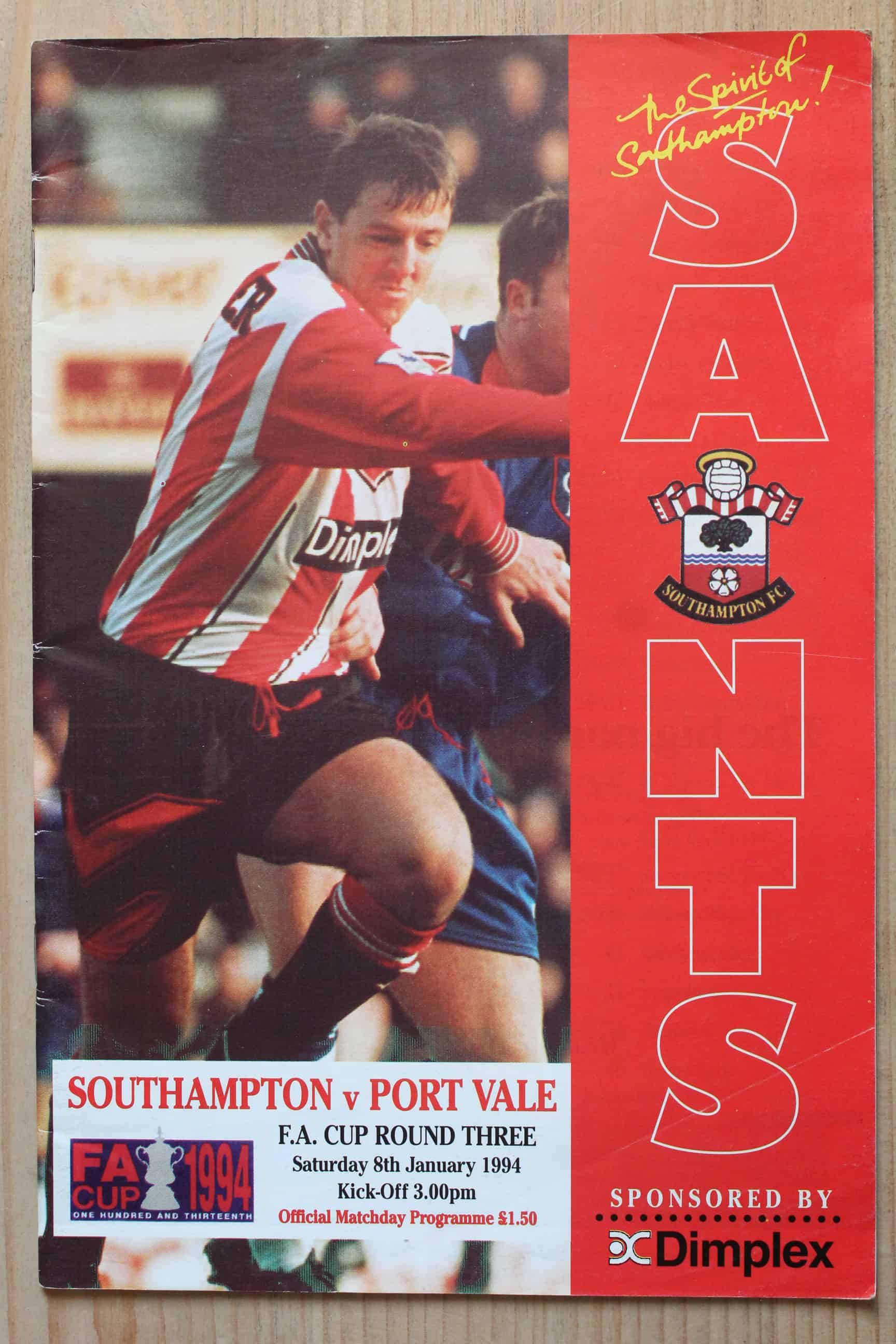 Southampton FC v Port Vale FC